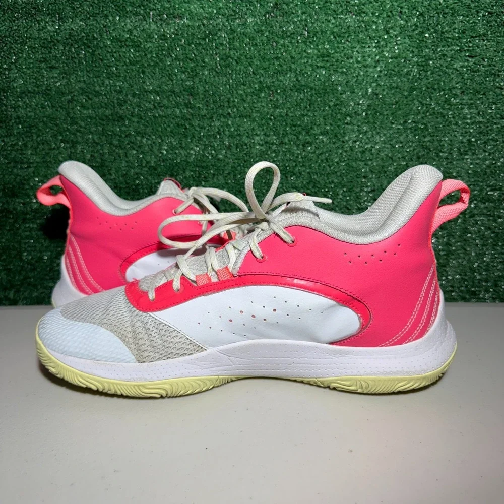 Under Armour Curry 3Z6 Basketball Shoes Grey Mist Pink Shock Men's Size 12.5
